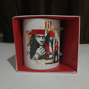 Lil Wayne Photo Montage White Coffee Mug - Young money Merchandise (NEW)
